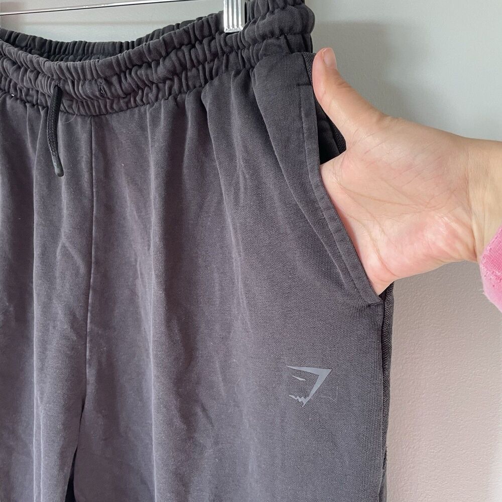 Gymshark Jogger Sweatpants Athletic Lounge Pants Black Women's Size XL - Picture 5 of 11